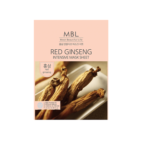 Red Ginseng Intensive Hydrating Sheet Mask - Anti - Aging & Nourishing - TryAladdin