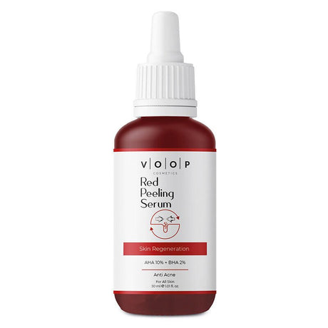 Red Peeling Serum - Skin Renewing, Pore Minimizing & Brightening AHA/BHA - TryAladdin