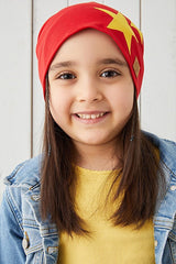 Red Star Kids Beanie - Soft 6 cotton Hat - TryAladdin