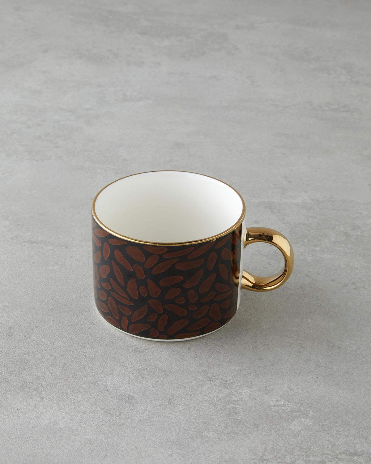 Premium Redstone New Bone China Mug Brown Gold