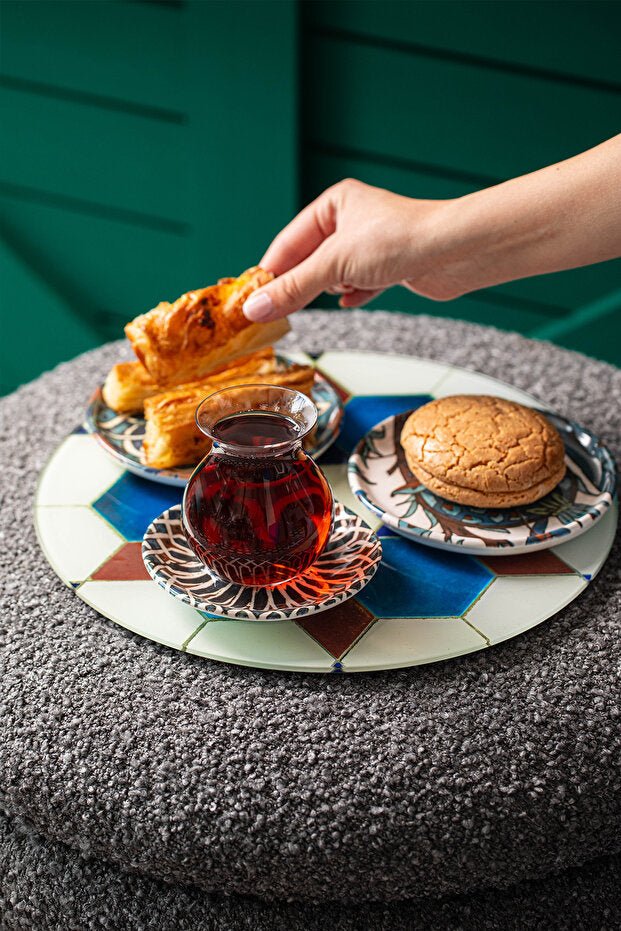 Refikadan Premium Gonlubol Turkish Tea Glass Set - 2 - Piece - TryAladdin