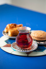 Refikadan Premium Gonlubol Turkish Tea Glass Set - 2 - Piece - TryAladdin