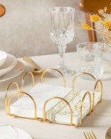 Professional Gold Metal Napkin Holder Tableware Accessory