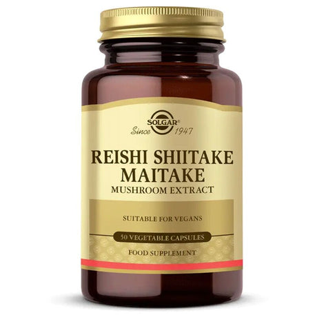 Reishi Shiitake Maitake Mushroom Extract - Herbal Supplement Capsules - TryAladdin