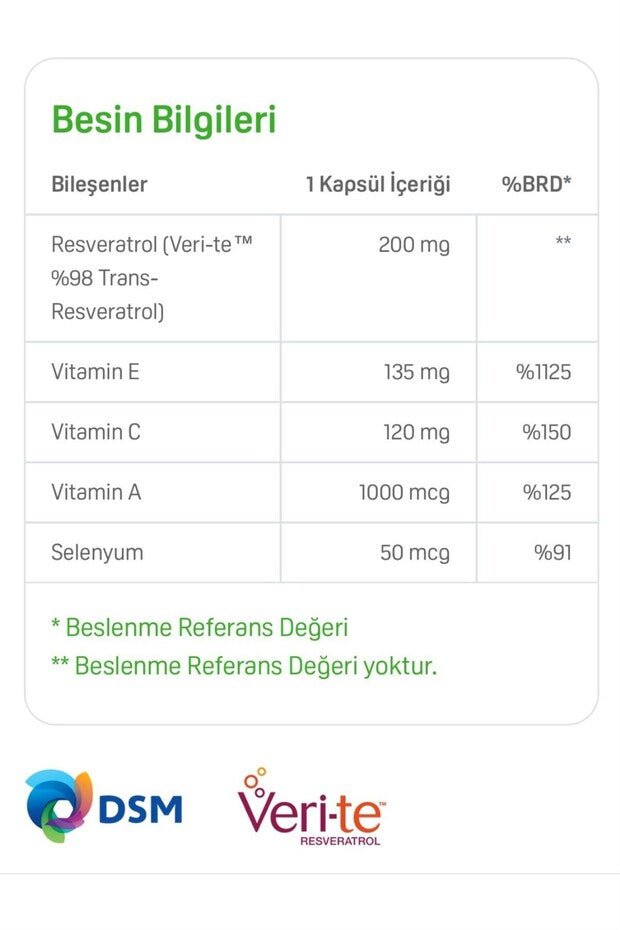 Resveratrol & Antioxidant Complex - 60 Vegetarian Capsules - TryAladdin