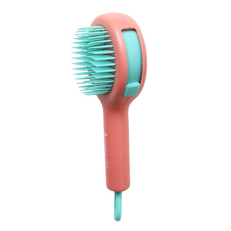 Ret retractable Travel Hair Brush, Orange - TryAladdin