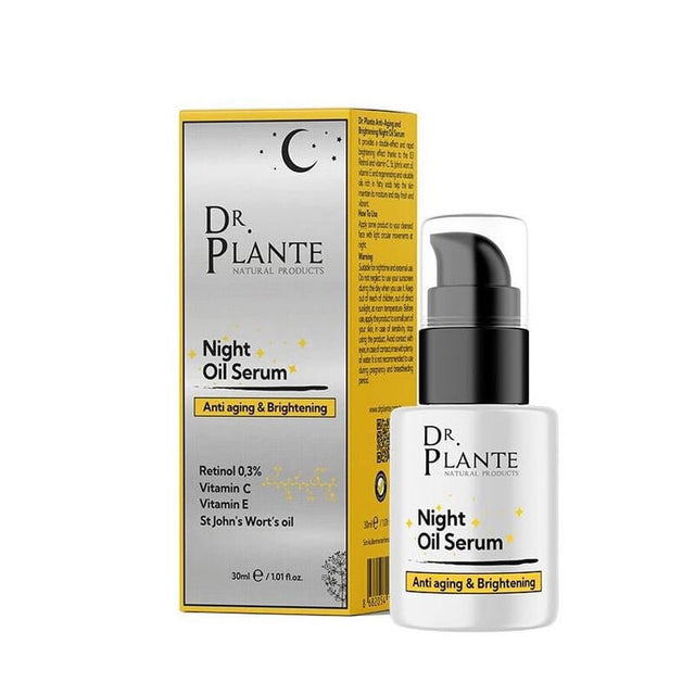 Retinol & Vitamin C Night Serum - Anti - Aging & Brightening Formula - TryAladdin