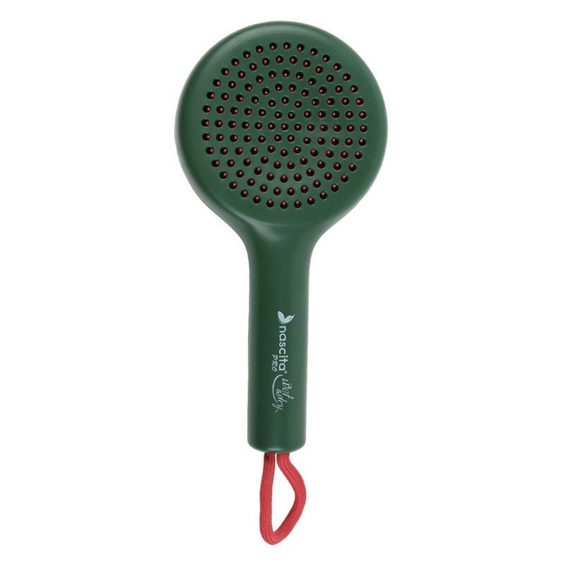 Retractable Travel Hair Brush, Compact Folding Detangler, Green - TryAladdin