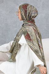 Retro Ethnic Pattern Cotton Shawl - Soft & High Quality - TryAladdin