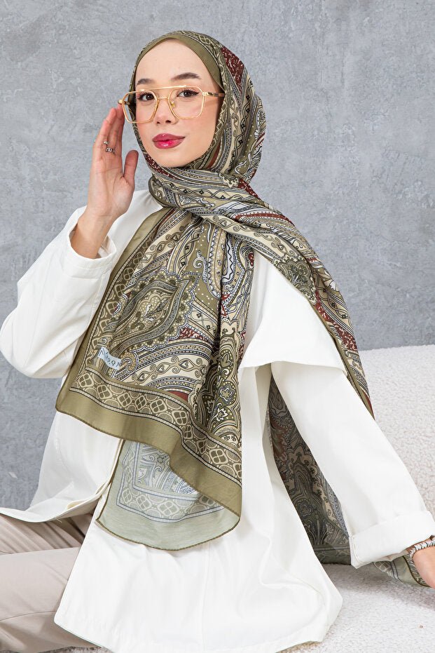Retro Ethnic Pattern Cotton Shawl - Soft & High Quality - TryAladdin