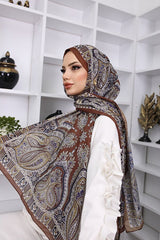 Retro Pattern Cotton Shawl, Non - Slip & Iron - Free - TryAladdin