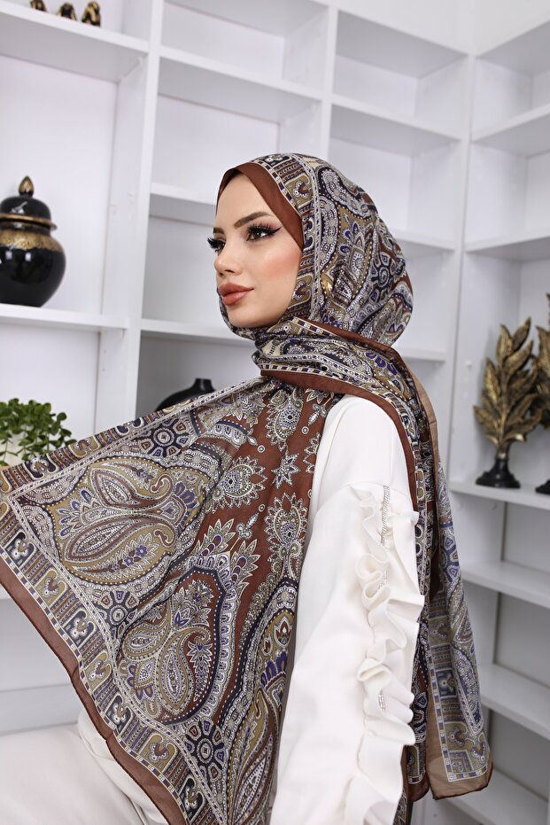 Retro Pattern Cotton Shawl, Non - Slip & Iron - Free - TryAladdin