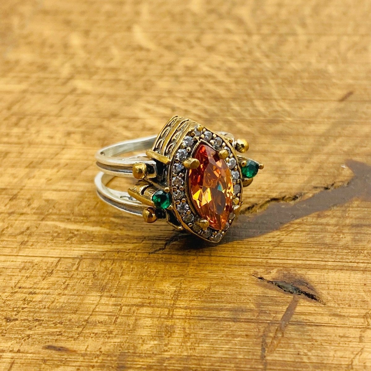 Reversible Multi - Stone Ring