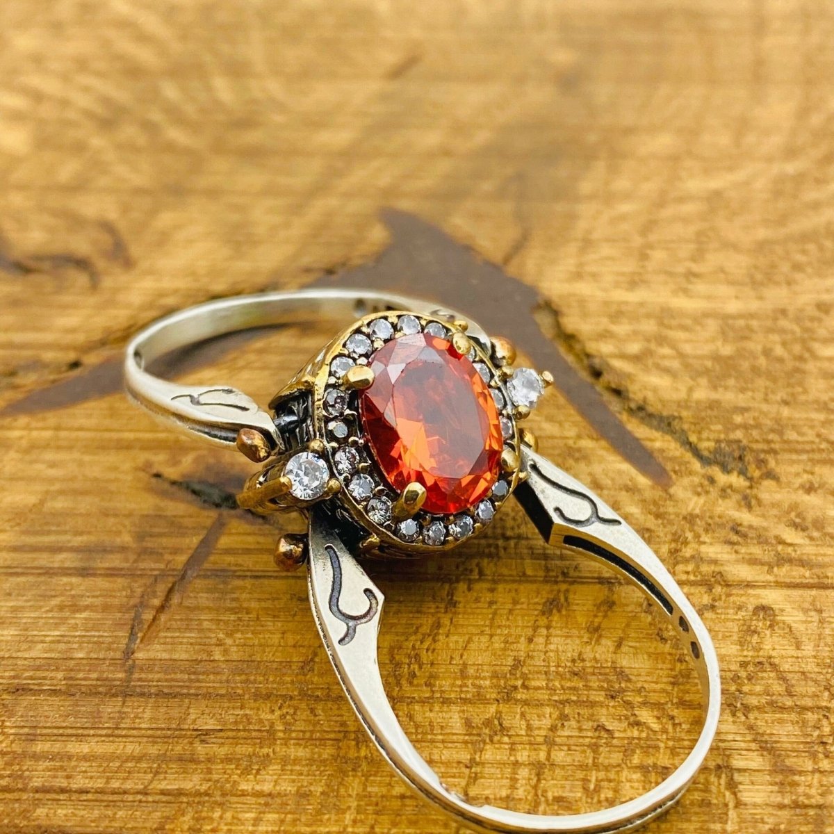 Reversible Ring, Tourmaline - Ruby Stone