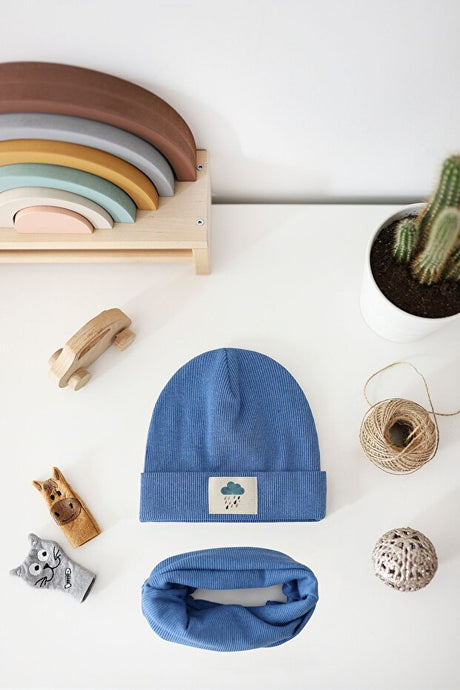 Ribbed Beanie & Neck Warmer Set - TryAladdin