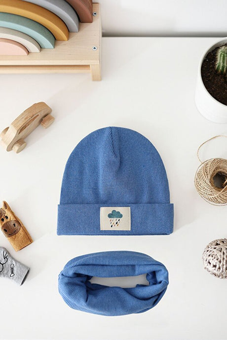 Ribbed Beanie & Neck Warmer Set - TryAladdin