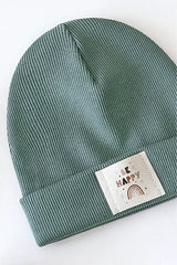 Ribbed Beanie Set - Mustard & Green 2 - Pack - TryAladdin