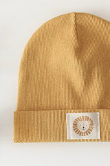 Ribbed Beanie Set - Mustard & Green 2 - Pack - TryAladdin