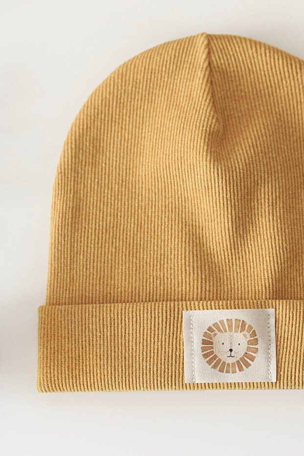 Ribbed Beanie Set - Mustard & Green 2 - Pack - TryAladdin