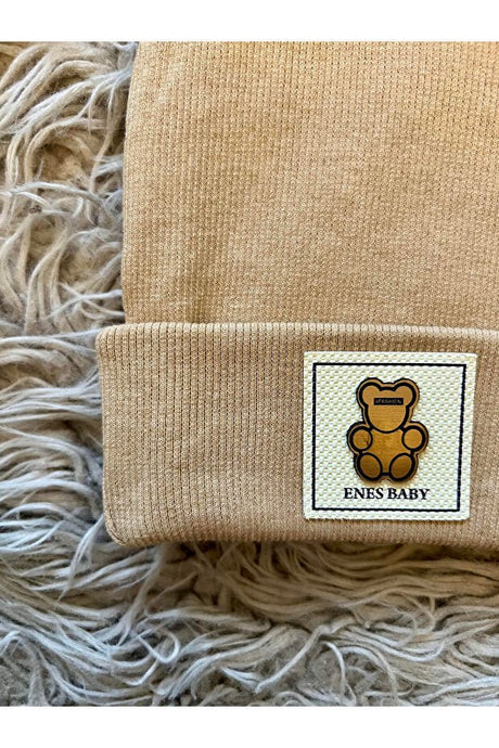 Ribbed Teddy Bear Beanie Hat 2 - Pack - TryAladdin