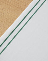 Premium-Polyester-Decorative-Table-Runner-Green-White