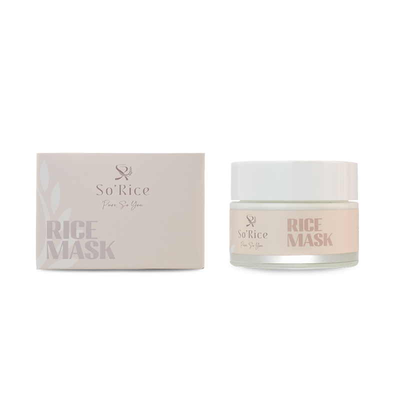 Rice Extract Face Mask - Brightening & Purifying Spreadable Mask - TryAladdin