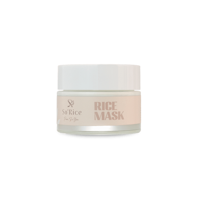 Rice Extract Face Mask - Brightening & Purifying Spreadable Mask - TryAladdin