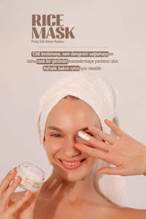 Rice Extract Face Mask - Brightening & Purifying Spreadable Mask - TryAladdin