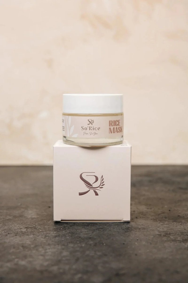 Rice Extract Face Mask - Brightening & Purifying Spreadable Mask - TryAladdin