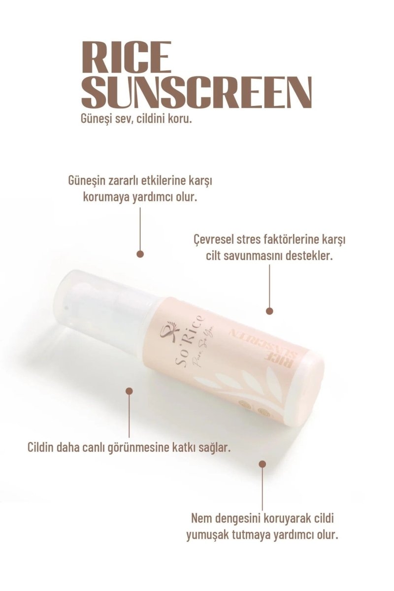 Rice Extract Sunscreen - Hydrating & Brightening UVA/UVB Protection - TryAladdin