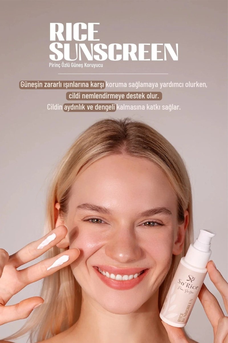 Rice Extract Sunscreen - Hydrating & Brightening UVA/UVB Protection - TryAladdin