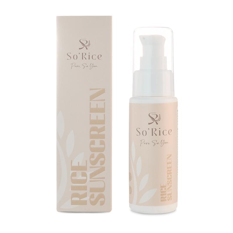 Rice Extract Sunscreen - Hydrating & Brightening UVA/UVB Protection - TryAladdin