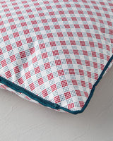 Premium Righe Patterned Decorative Cushion Cover - Red White