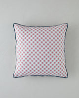 Premium Righe Patterned Decorative Cushion Cover - Red White