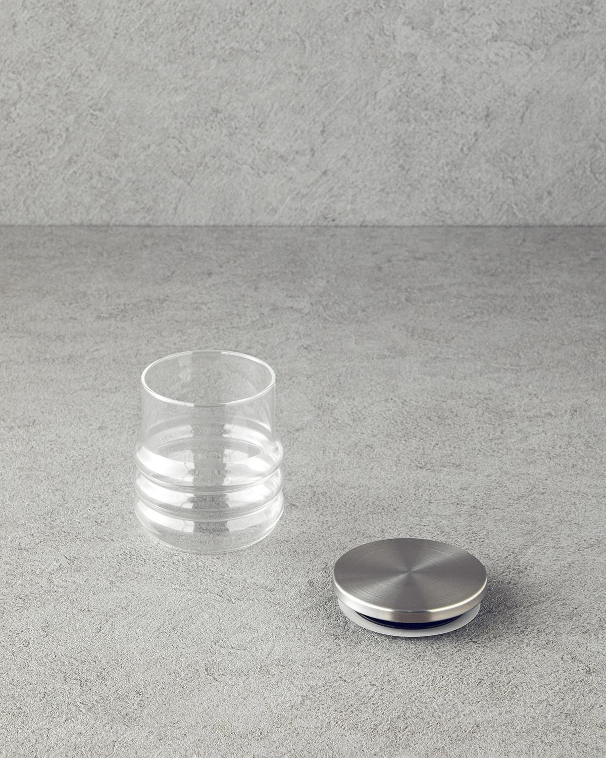 Professional Grade Borosilicate Glass Jar   Transparent Multi Purpose Storage