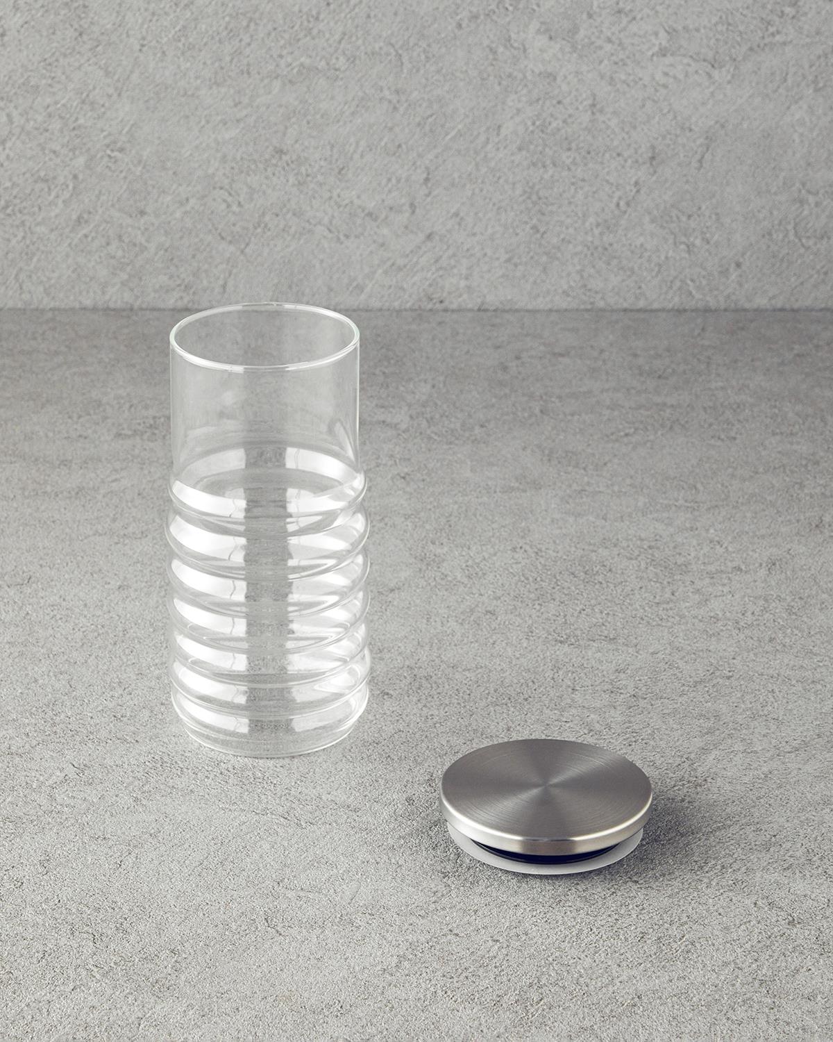 Professional Grade Borosilicate Glass Jar   Transparent Multi Purpose Storage
