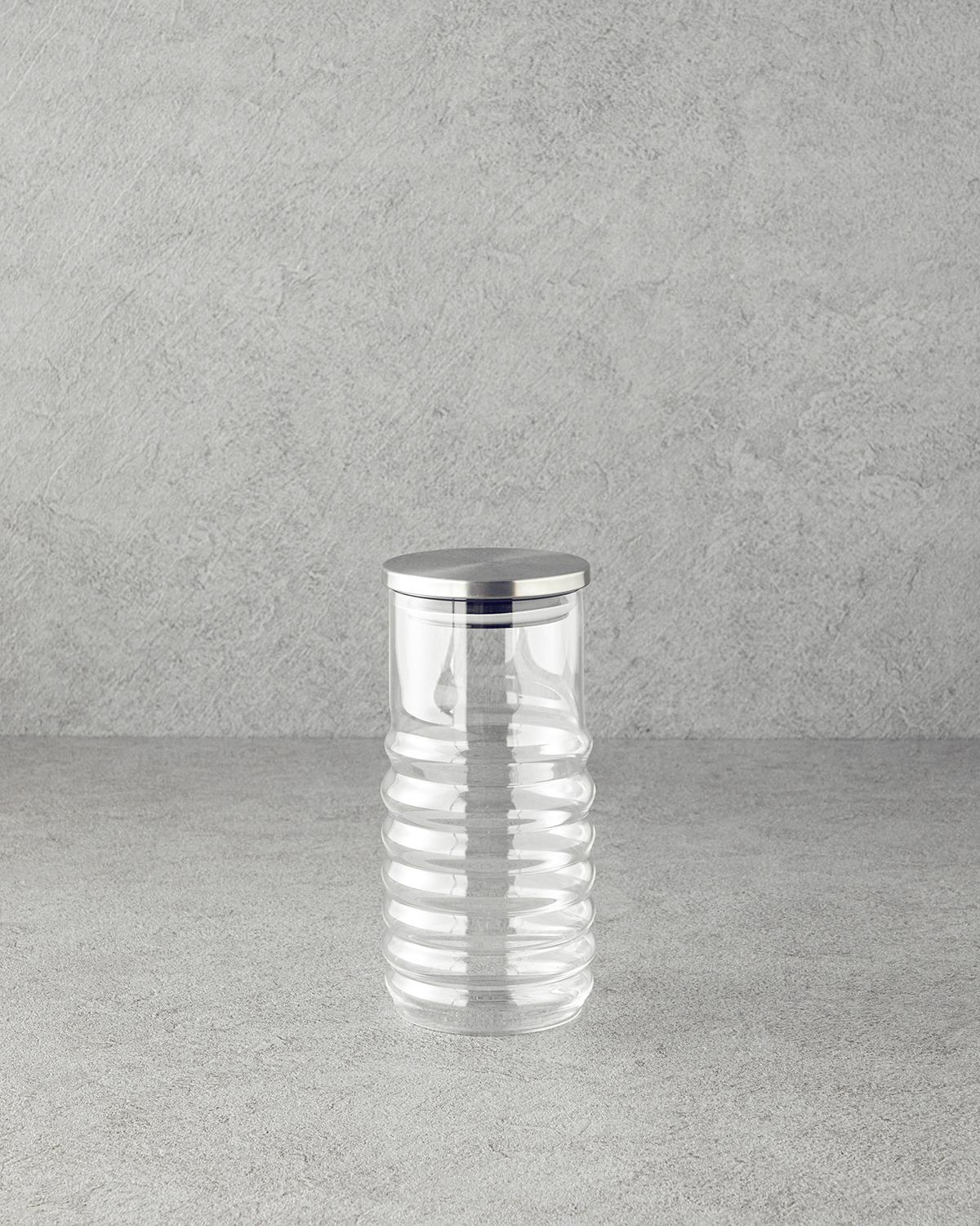 Professional Grade Borosilicate Glass Jar   Transparent Multi Purpose Storage
