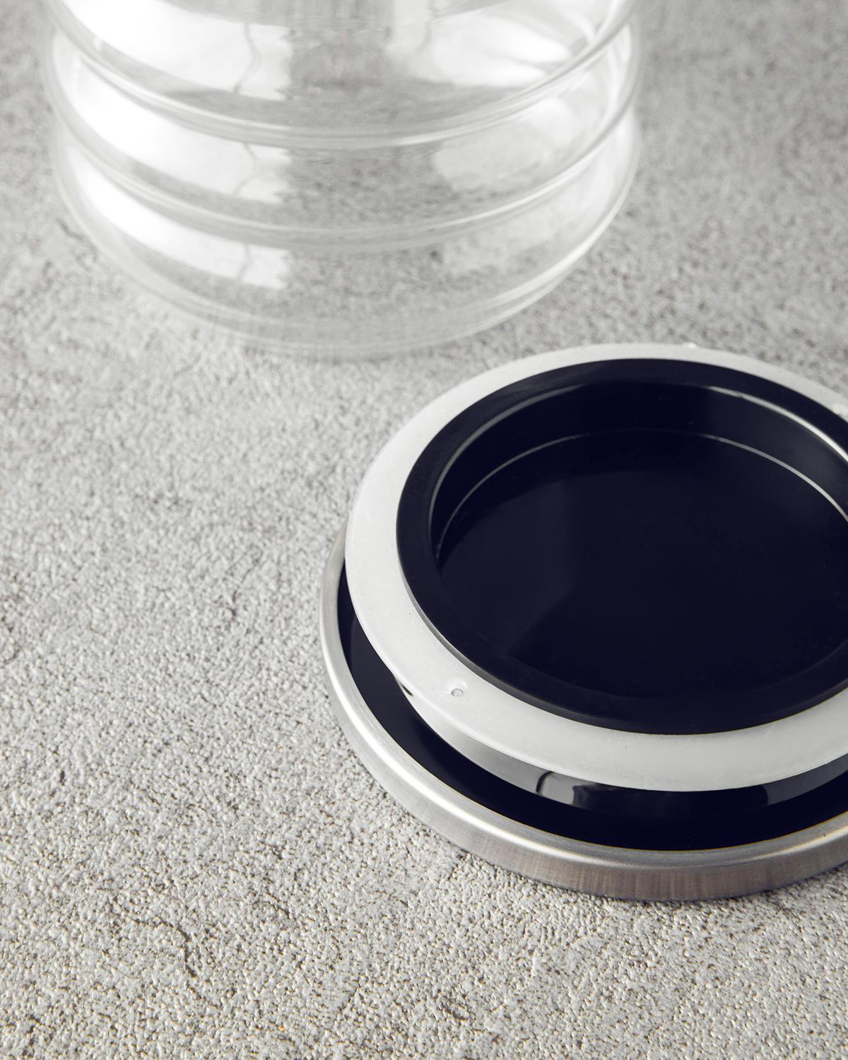 Professional Grade Borosilicate Glass Jar   Transparent Multi Purpose Storage