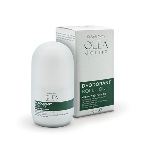 Natural Vetiver & Zinc Ricinoleate - Odor Control Roll-on Deodorant