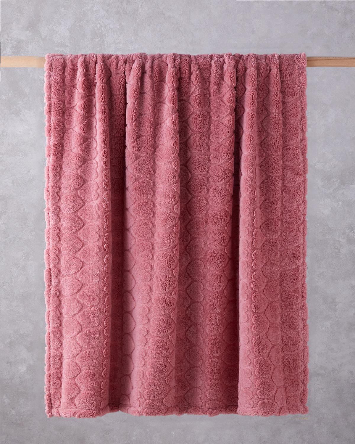 Wholesale Luxury Jacquard Wellsoft TV Blanket - Rose Pink – Aladdin