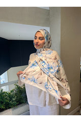 Romantic Series Retro Floral Soft Cotton Shawl - TryAladdin