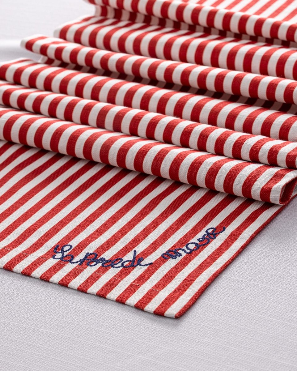 Rosane White Red Patterned Runner Rug - Hallway, Kitchen, Entryway - TryAladdin