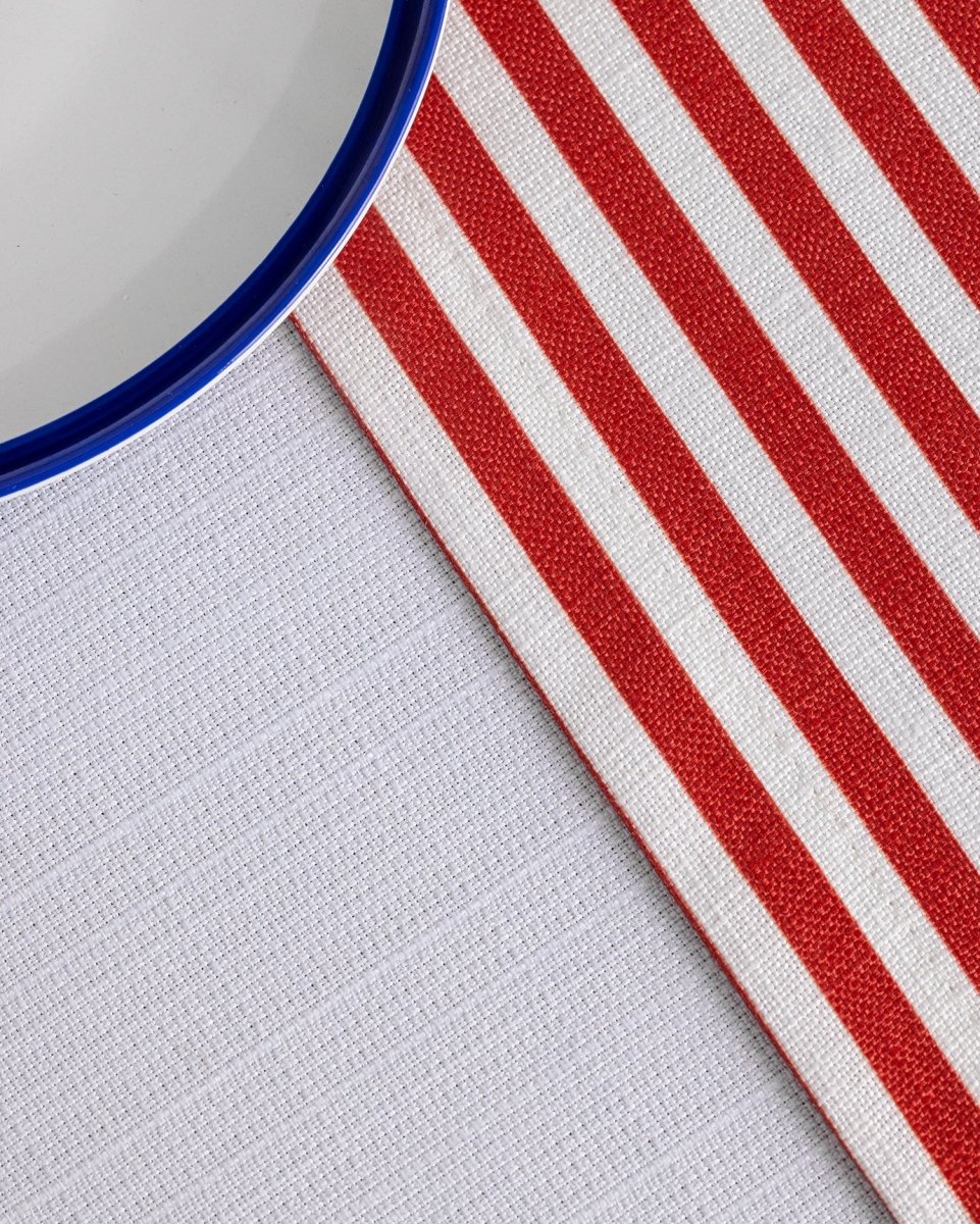 Rosane White Red Patterned Runner Rug - Hallway, Kitchen, Entryway - TryAladdin