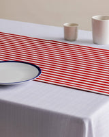 Rosane White Red Patterned Runner Rug - Hallway, Kitchen, Entryway - TryAladdin
