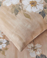 Professional Grade Digital Print Easy Iron Single Bedding Set   Brown