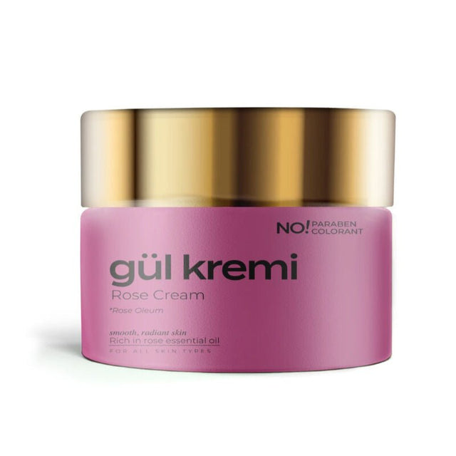 Rose Oil & Hyaluronic Acid Cream - Hydrating & Nourishing Elixir - TryAladdin