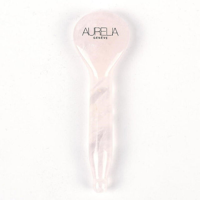 Rose Quartz Spoon Gua Sha Facial Massage Tool - TryAladdin