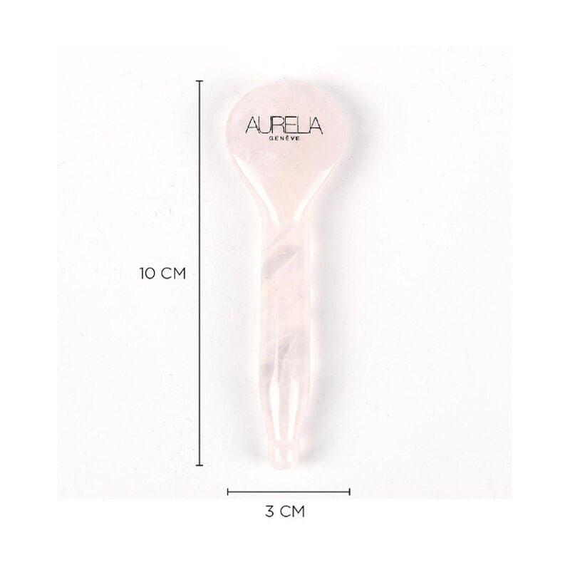 Rose Quartz Spoon Gua Sha Facial Massage Tool - TryAladdin