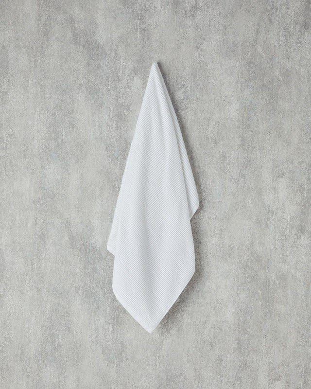 Premium Microcotton Cotton Face Towel - Ultra Absorbent White