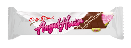 Rosso Bianco | Angel Hair Milky Chocolate (with Pistachio and Cotton Candy/Kadaif) - TryAladdin